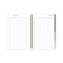 Cambridge Blake Weekly/Monthly Planner, Blake Bold Stripe Artwork, 8.5 x 5.5, Cream/Blue/Brown Cover, 12-Month (Jan to Dec): 2023