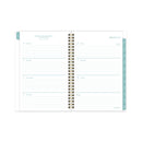 Cambridge Bali Weekly/Monthly Planner, Bali Leaf Artwork, 8.5 x 5.5, Green/White Cover, 12-Month (Jan to Dec): 2023