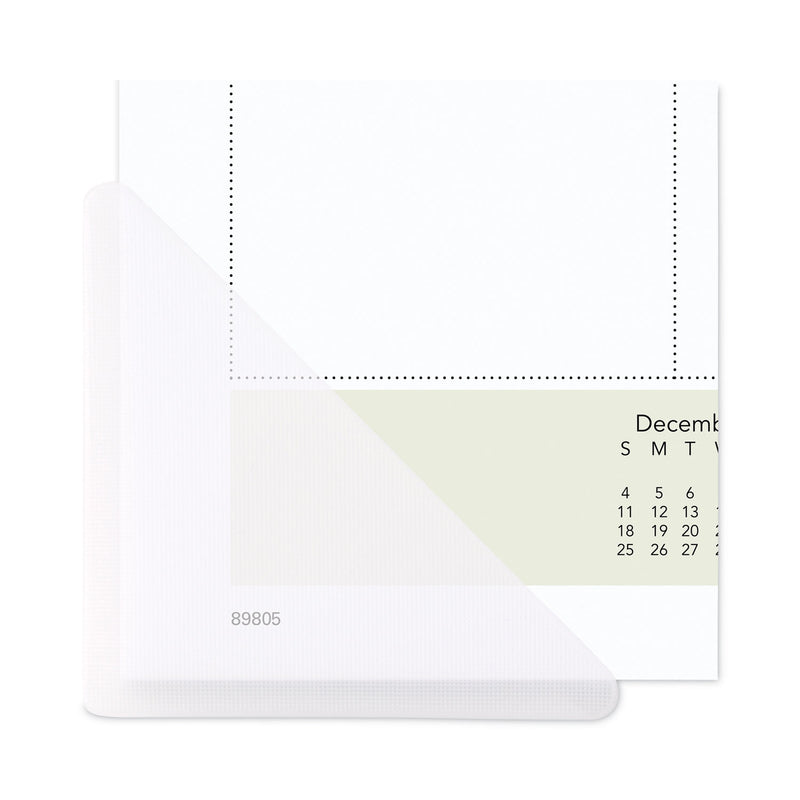 AT-A-GLANCE Floral Panoramic Desk Pad, Floral Photography, 22 x 17, White/Multicolor Sheets, Clear Corners, 12-Month (Jan-Dec): 2023