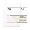 AT-A-GLANCE Puppies Monthly Desk Pad Calendar, Puppies Photography, 22 x 17, White Sheets, Clear Corners, 12-Month (Jan to Dec): 2023