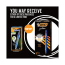 BIC Gel-ocity Quick Dry Gel Pen, Retractable, Medium 0.7 mm, Blue Ink, Blue Barrel, Dozen