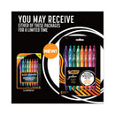 BIC Gel-ocity Quick Dry Gel Pen, Retractable, Medium 0.7 mm, Assorted Ink and Barrel Colors, 8/Pack