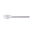 Eco-Products Plantware Compostable Cutlery, Fork, 6", Pearl White, 50/Pack, 20 Pack/Carton