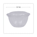 Eco-Products Renewable and Compostable Containers, 18 oz, 5.5" Diameter x 2.3"h, Clear, Plastic, 150/Carton