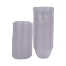 Eco-Products Renewable and Compostable Containers, 18 oz, 5.5" Diameter x 2.3"h, Clear, Plastic, 150/Carton