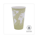 Eco-Products World Art Renewable and Compostable Hot Cups, 16 oz, 50/Pack, 20 Packs/Carton