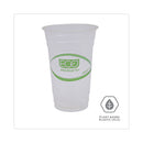 Eco-Products GreenStripe Renewable and Compostable Cold Cups, 20 oz, Clear, 50/Pack, 20 Packs/Carton