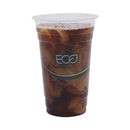 Eco-Products GreenStripe Renewable and Compostable Cold Cups, 20 oz, Clear, 50/Pack, 20 Packs/Carton