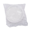 Eco-Products Renewable and Compostable Sugarcane Dinnerware, Plate, 10" dia, Natural White, 50/Pack