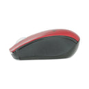 Innovera Mini Wireless Optical Mouse, 2.4 GHz Frequency/30 ft Wireless Range, Left/Right Hand Use, Red/Black