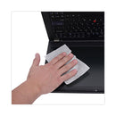 Innovera Antistatic Screen Cleaning Wipes, Cloth, 4.75,  x 7.25, White, 100/Pack