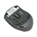 Innovera Mini Wireless Optical Mouse, 2.4 GHz Frequency/30 ft Wireless Range, Left/Right Hand Use, Red/Black