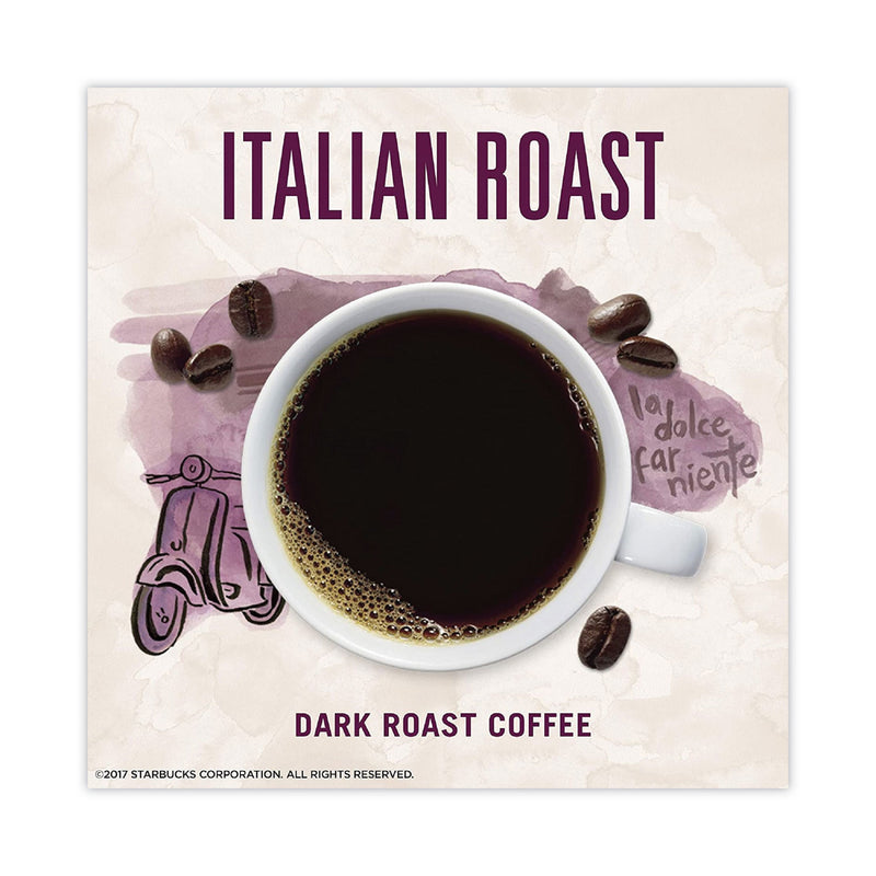 Starbucks VIA Ready Brew Coffee, 0.11 oz, Italian Roast, 200/Carton