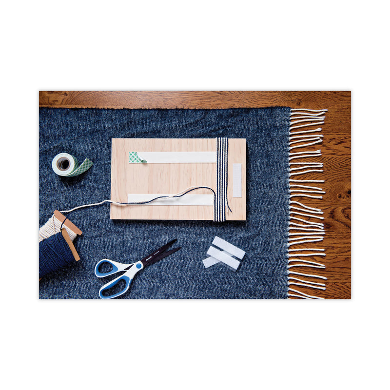 Scotch Permanent High-Density Foam Mounting Tape, Double-Sided, Holds Up to 15 lbs, 0.5" x 80", White