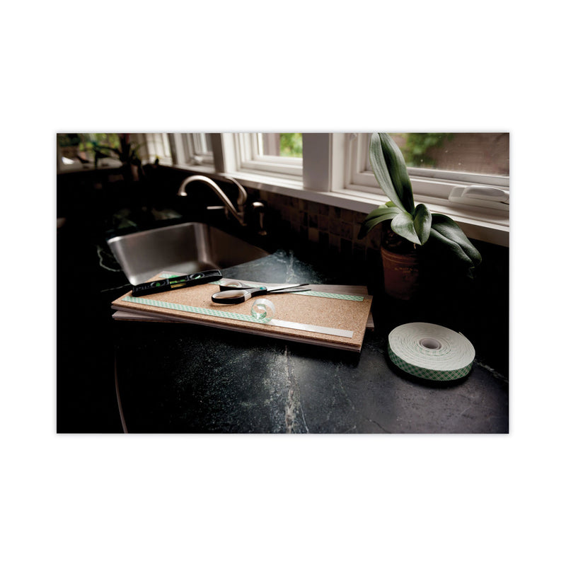 Scotch Permanent High-Density Foam Mounting Tape, Holds Up to 2 lbs, 0.75 x 350, White