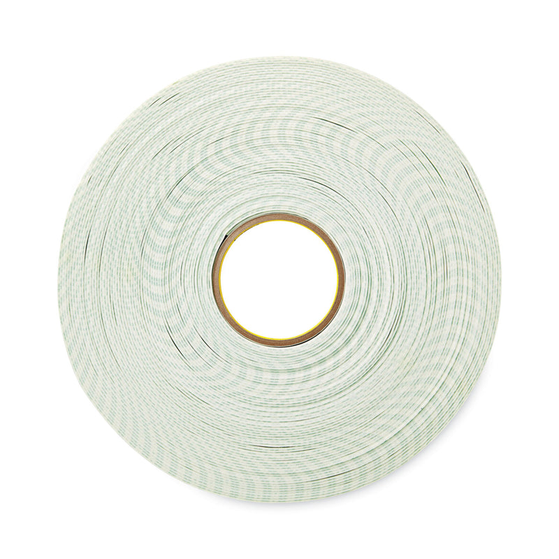 Scotch Permanent High-Density Foam Mounting Tape, Holds Up to 2 lbs, 0.75" x 38 yds, White