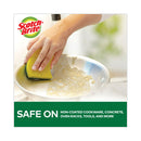 Scotch-Brite Heavy-Duty Scrub Sponge, 4.5 x 2.7, 0.6" Thick, Yellow/Green, 6/Pack