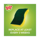 Scotch-Brite Heavy-Duty Scrub Sponge, 4.5 x 2.7, 0.6" Thick, Yellow/Green, 6/Pack