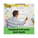 Post-it Vertical-Orientation Self-Stick Easel Pad Value Pack, Green Headband, Unruled, 25 x 30, White, 30 Sheets, 6/Carton
