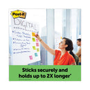 Post-it Vertical-Orientation Self-Stick Easel Pad Value Pack, Green Headband, Unruled, 25 x 30, White, 30 Sheets, 6/Carton