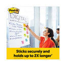 Post-it Vertical-Orientation Self-Stick Easel Pad Value Pack, Unruled, 25 x 30, White, 30 Sheets, 6/Carton