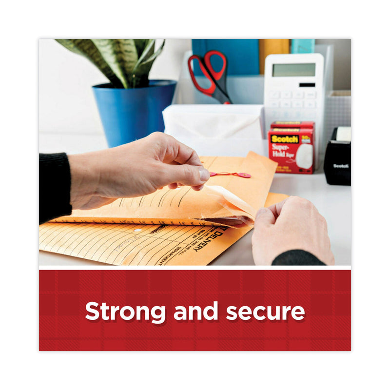 Scotch Transparent Tape, 1" Core, 0.75" x 83.33 ft, Transparent, 12/Pack