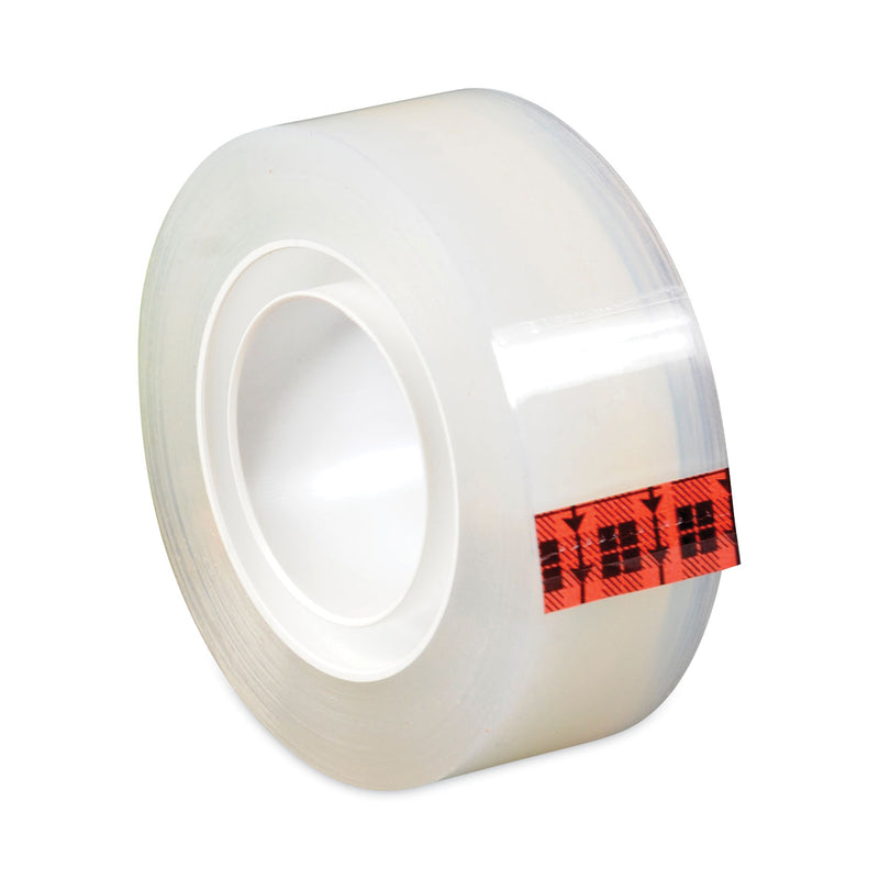 Scotch Transparent Tape, 1" Core, 0.75" x 83.33 ft, Transparent, 24/Pack