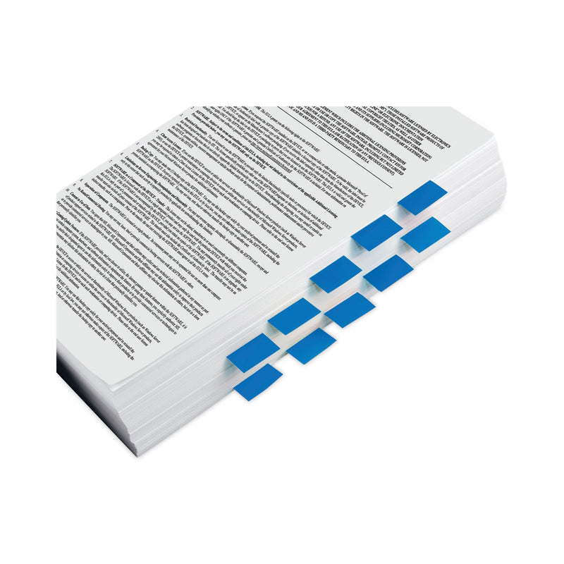 Post-it Standard Page Flags in Dispenser, Blue, 50 Flags/Dispenser, 2 Dispensers/Pack