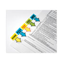Post-it Page Flags in Dispenser, "Sign and Date", Bright Green, 200 Flags/Dispenser
