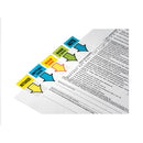 Post-it Arrow Message 1" Page Flags, "Notarize," Yellow, 50 Flags/Dispenser, 2 Dispensers/Pack