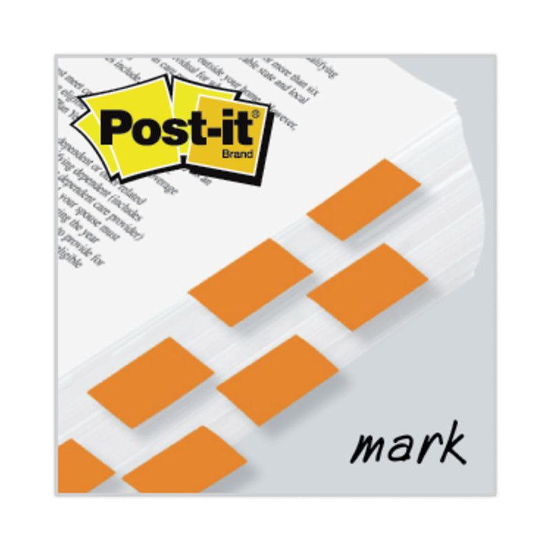 Post-it Standard Page Flags in Dispenser, Orange, 50 Flags/Dispenser, 2 Dispensers/Pack