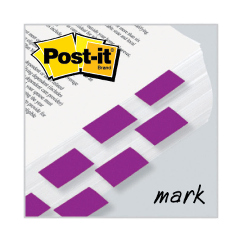 Post-it Standard Page Flags in Dispenser, Purple, 50 Flags/Dispenser, 2 Dispensers/Pack