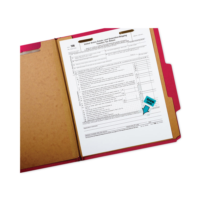 Post-it Arrow Message 1" Page Flags,  200 "Sign Here", 48 Arrow, Four Colors, 248/Pack