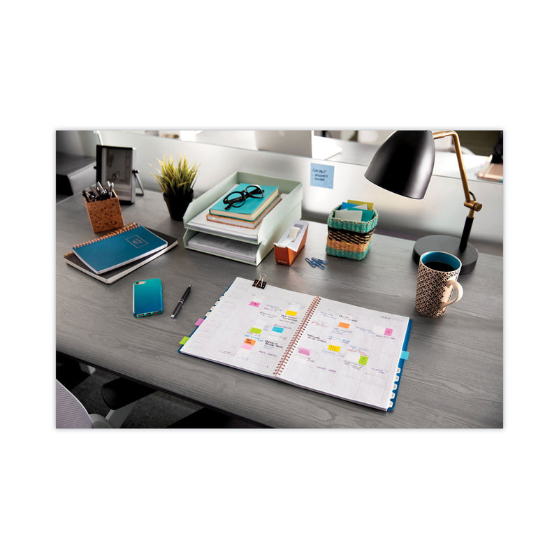 Post-it Standard Page Flags in Dispenser, White, 50 Flags/Dispenser, 2 Dispensers/Pack