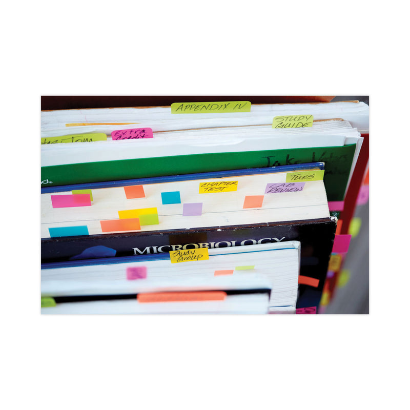Post-it 0.5" and 1" Page Flag Value Pack, Nine Assorted Colors, 320/Pack