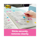 Post-it Arrow Message 0.5" Page Flags w/Dispensers, "Sign Here", Asst Primary, 30 Flags Dispenser, 4 Dispensers/Pack