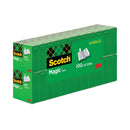 Scotch Magic Tape Value Pack, 1" Core, 0.75" x 83.33 ft, Clear, 20/Pack