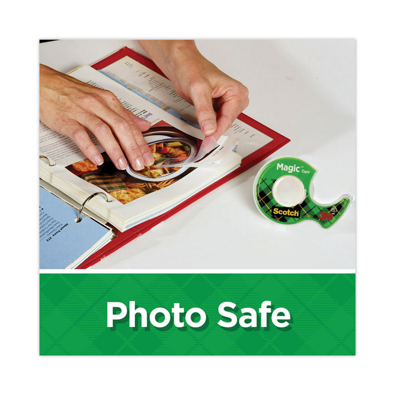 Scotch Magic Tape Value Pack, 1" Core, 0.75" x 83.33 ft, Clear, 24/Pack