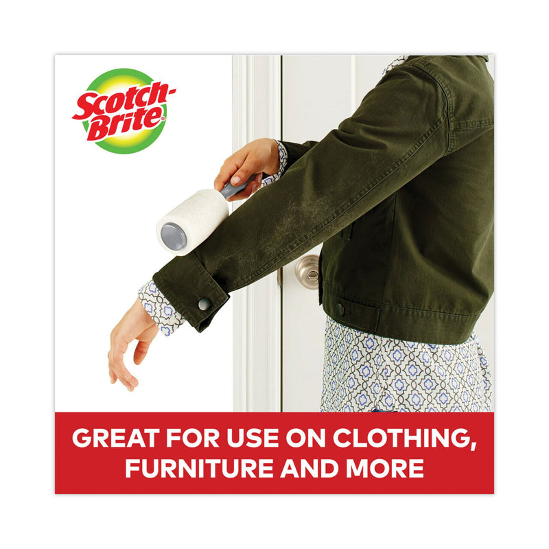 Scotch-Brite Lint Roller Refill Roll, 60 Sheets/Roll