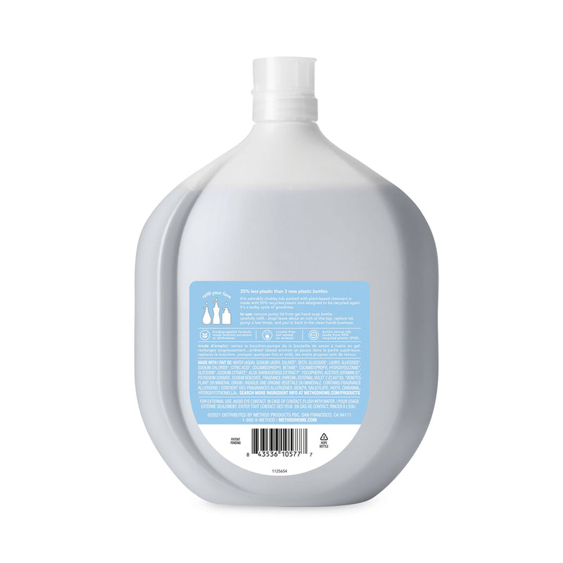 Method Gel Hand Wash Refill Tub, Sweetwater, 34 oz Tub, 4/Carton