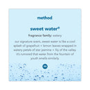 Method Gel Hand Wash Refill Tub, Sweetwater, 34 oz Tub, 4/Carton