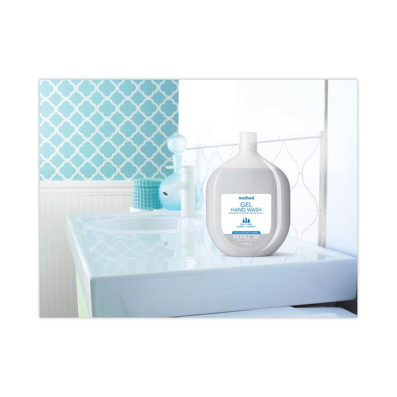 Method Gel Hand Wash Refill Tub, Fragrance-Free, 34 oz Tub