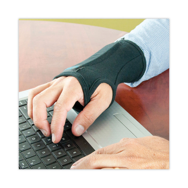 IMAK SmartGlove Wrist Wrap, Medium, Fits Hands Up to 3.75" Wide, Black