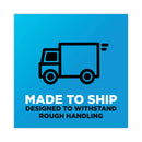 Scotch 3850 Heavy-Duty Packaging Tape with Dispenser, 1.5" Core, 1.88" x 66.66 ft, Clear, 6/Pack