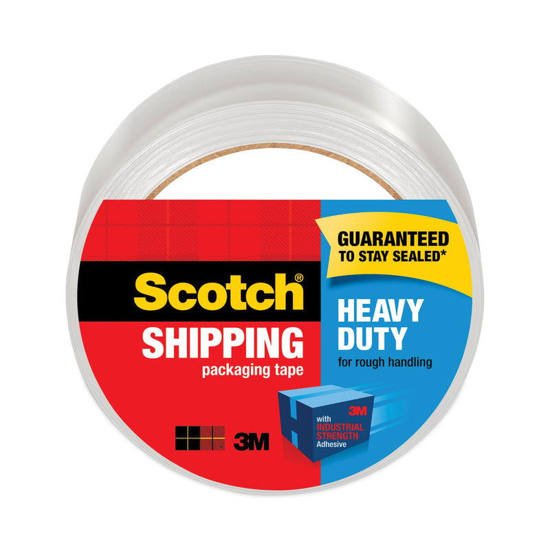 Scotch 3850 Heavy-Duty Packaging Tape, 3" Core, 1.88" x 54.6 yds, Clear