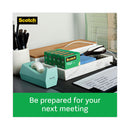 Scotch Transparent Tape, 3" Core, 0.75" x 72 yds, Transparent, 2/Pack