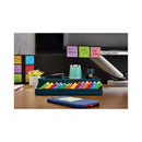 Post-it Pads in Energy Boost Collection Colors, 2" x 2", 90 Sheets/Pad, 8 Pads/Pack