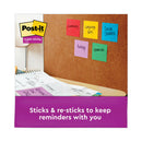 Post-it Pads in Playful Primary Collection Colors, 3" x 3", 90 Sheets/Pad, 5 Pads/Pack