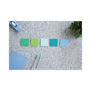 Post-it Recycled Notes in Oasis Collection Colors, 3" x 3", 90 Sheets/Pad, 5 Pads/Pack