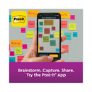 Post-it Pads in Playful Primary Collection Colors, Note Ruled, 4" x 4", 90 Sheets/Pad, 6 Pads/Pack